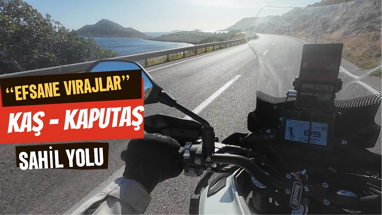 Kaş – Kaputaş Sahil Yolu | Türkiye’nin En Güzel Yollarından Biri 🏍️