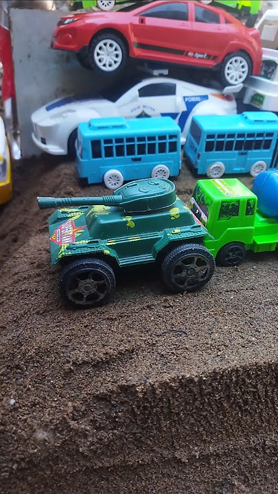 Mobil mobilan tank tentara truk pertamina #toys