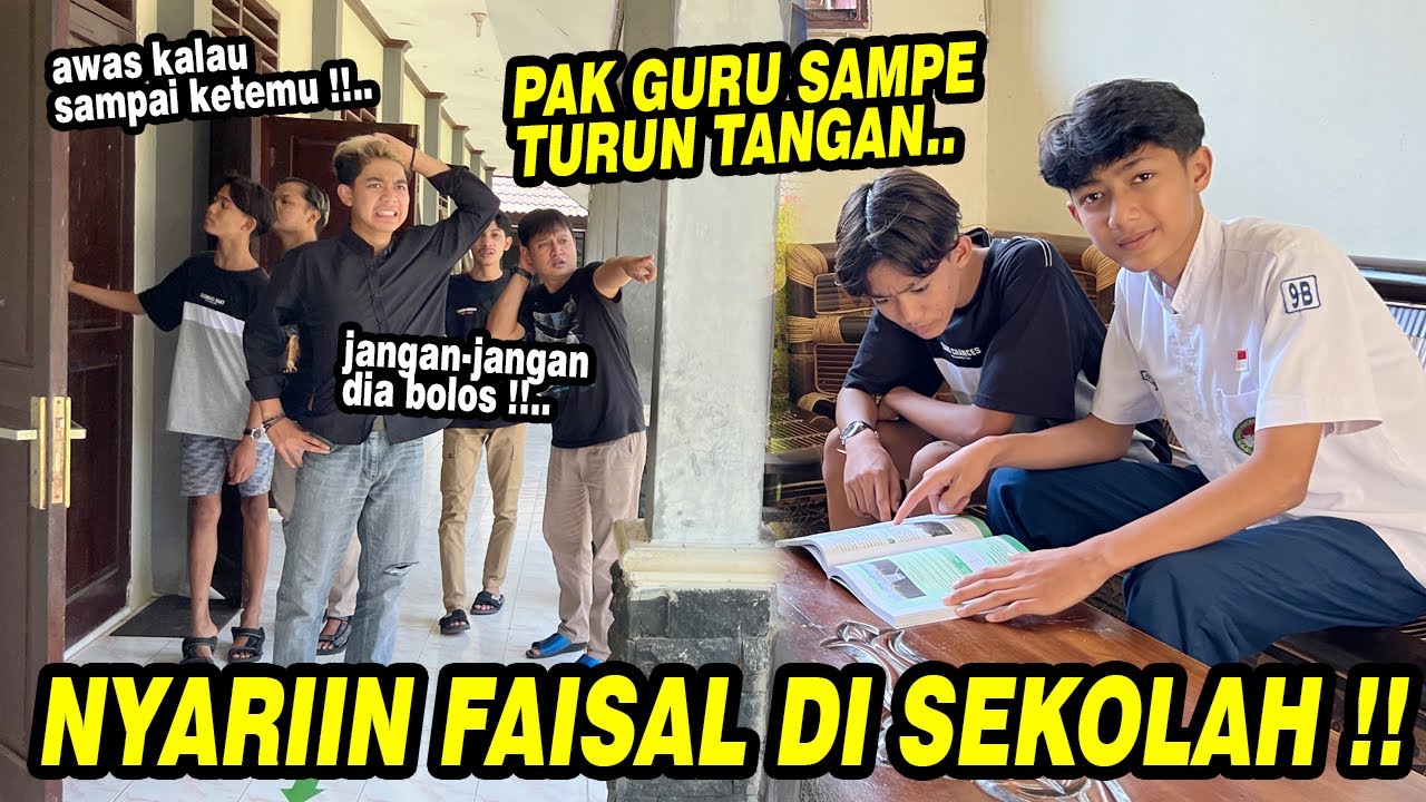 KAGET & BANGGA SAMA FAISAL !! Ternyata begini kalau di sekolahnya..