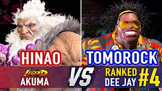 Download Lagu SF6 🤜 Hinao (Akuma) vs Tomorock (#4 Ranked Dee Jay) 🤛 SF6 High Level Gameplay MP3
