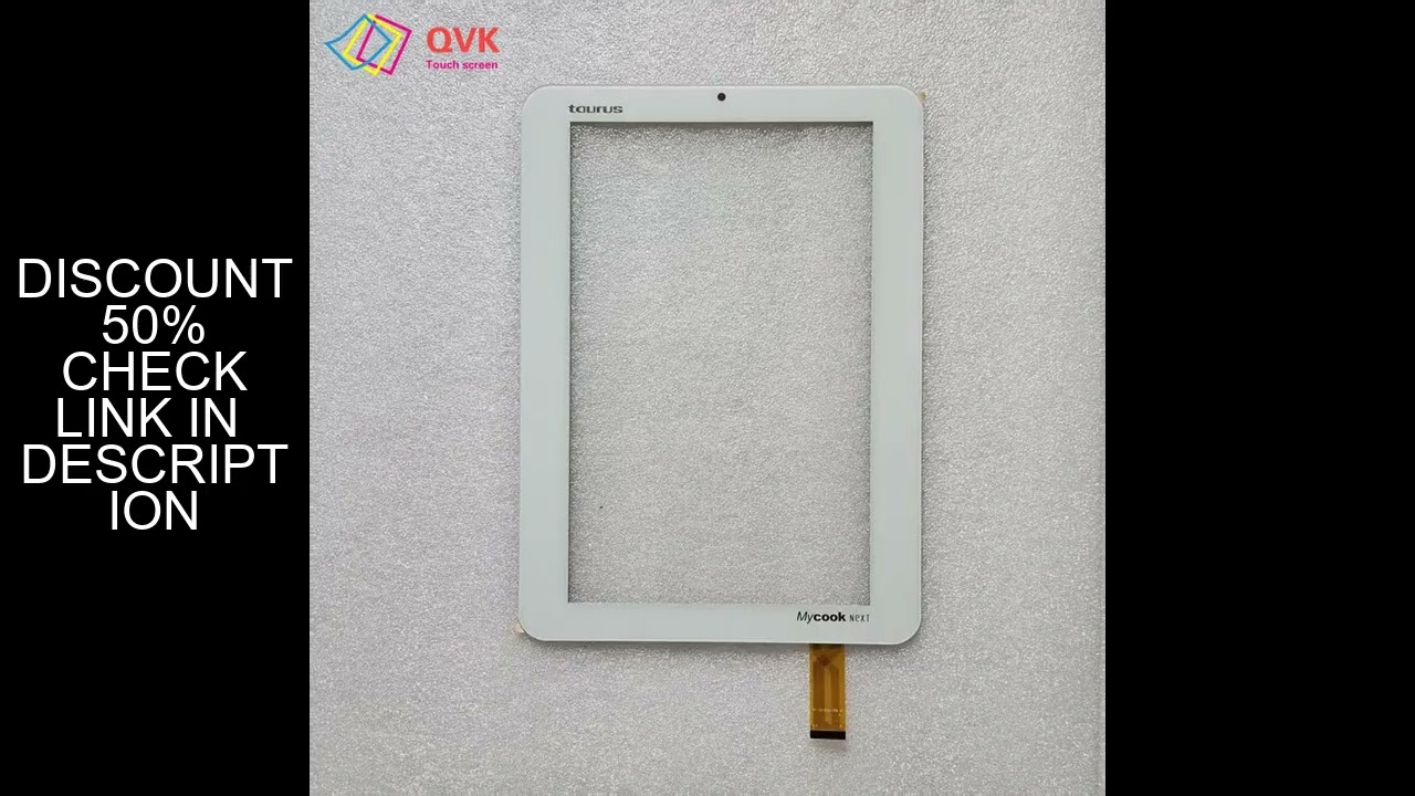 New White For Taurus Mycook Next Food processor tablet capacitive touch screen digitizer sensor exte