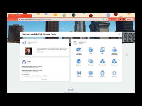 Workday Introduction Demo