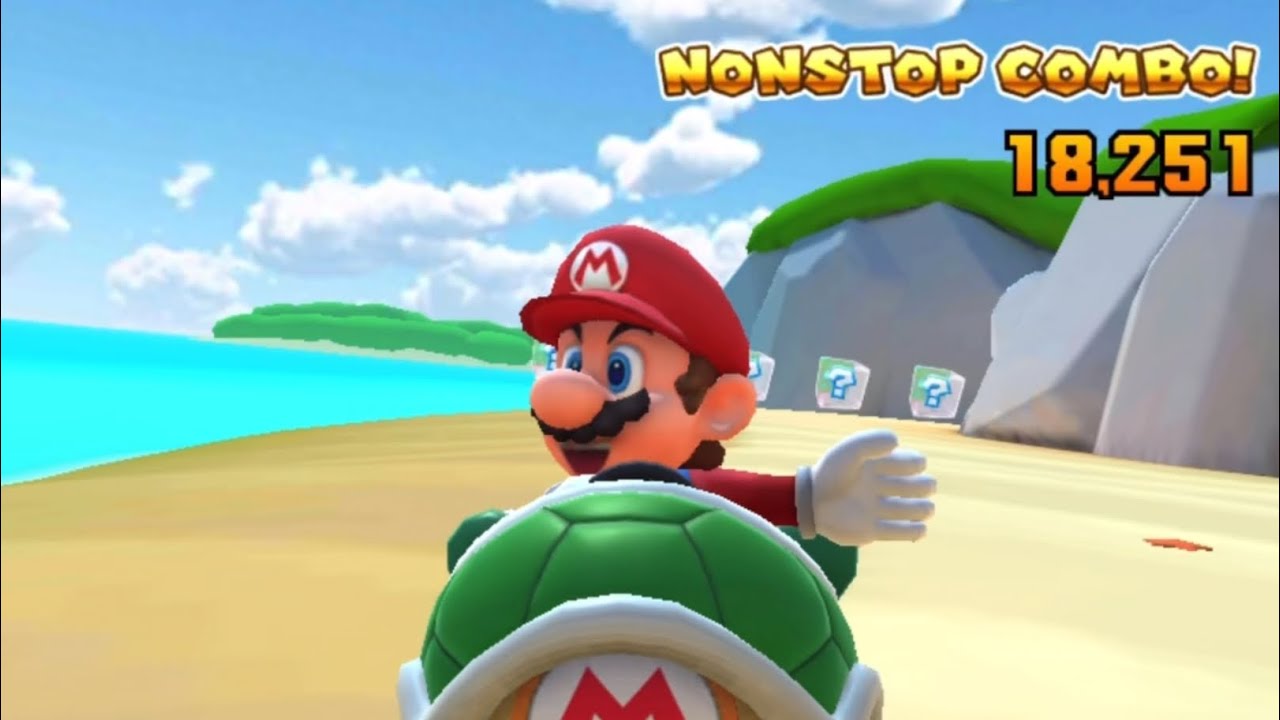 Koopa Troopa Beach 🐢 🏝 Nonstop Combo Mario Kart Tour Gameplay YouTube