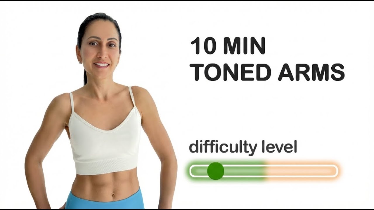 10min Arm Toning Workout 🔥 | Biceps, Triceps, Shoulders | No Equipment