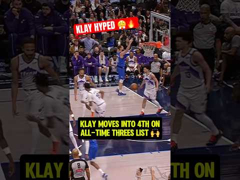 WHAT A MOMENT FOR KLAY 🔥🫡