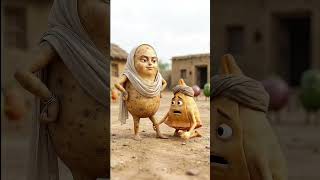 Aloo ne diya Samose ko Dhoka! 💔#ai #aicartoon #aishorts #viral