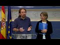 Pablo Iglesia Pedimos al Gobierno que reconsidere su veto a la ley de Pensiones dignas