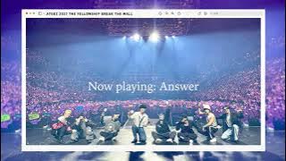 ATEEZ 2023 WORLD TOUR [THE FELLOWSHIP : BREAK THE WALL] SETLIST (CONCERT PLAYLIST)