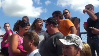 Redneck fight at demo derby new Berlin