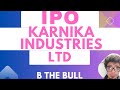 karnika industries ltd 👑 #stockmarket #upcoming #smeipo #kidswear #clothing #manufacturing #export