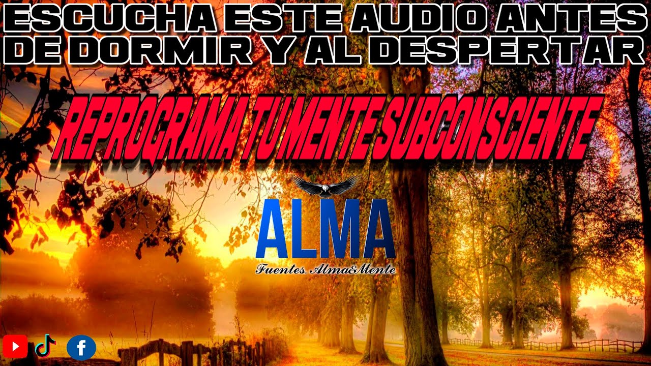 AUDIO PARA DORMIR Y DESPERTAR CON ENERGÍA | REPROGRAMA TU MENTE CON ...