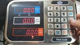 anouar akhbAjuste de peso calibracion indicador bascula TEK wifi y cambio punto decimal en el precio