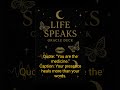 #LifeSpeaks #SpiritualGrowthProgress #SpiritualMatters #SelfExpression #spiritualLife