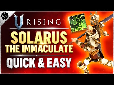 V Rising - Solarus Quick & Easy Boss Guide | (Potions, Build, Loadout Included)