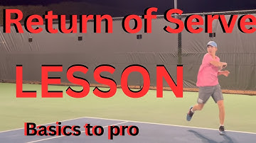 Return of serve | Tennis lesson | Basics to pro