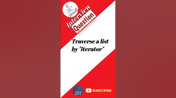 Traverse List using iterator | How traverse a list using iterator in java #shorts #youtubeshorts