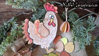 DIY Easter Chicken Craft 🐔 Printable Paper Template | Patty Hen Tutorial