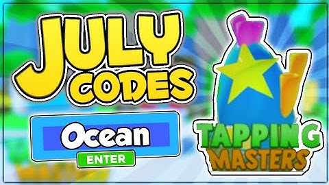 All "New [ Ocean ] Update Working Codes 2020 in Roblox Tapping Masters