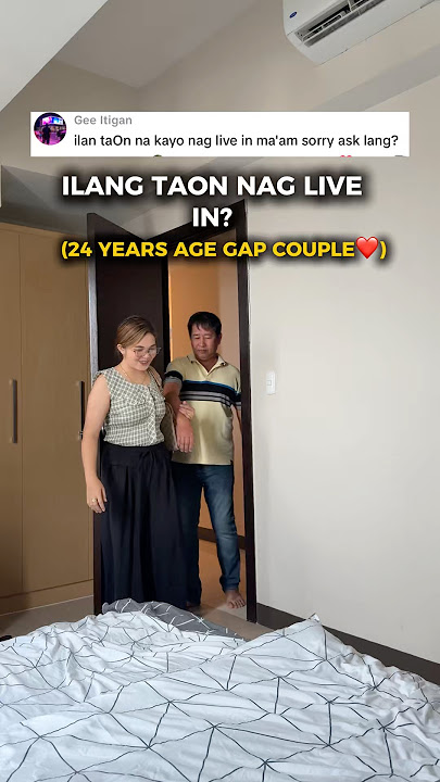 Mas makikilala mo ang tao kapag nagsama na kayo sa bahay❤️ #agegapcouple #agedoesntmatter