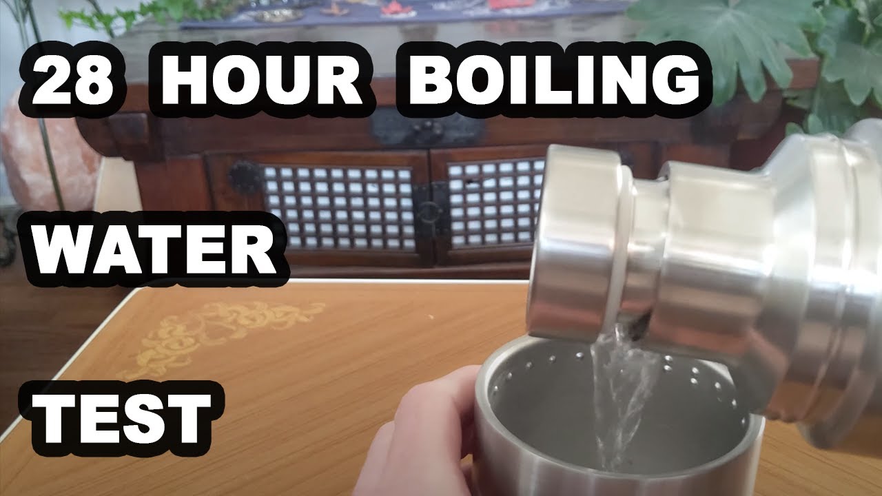 28 Hour Boiling Water Test | Klean Kanteen Insulated TKPro Review