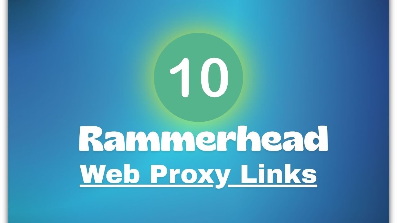 10 браузерных ссылок Rammerhead 2025