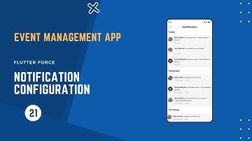 Notification Configuration || Event Management App Flutter