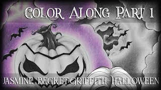 Pumpkin Kings Night Out (Part 1) | Jasmine Becket-Griffiths Halloween Adult Coloring Book ♥