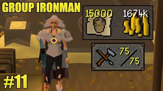 I MINED 15,000 SAND FOR MY TEAM - HC GROUP IRONMAN (#11) - ft. Alkan, Alfie and Zulu [OSRS]