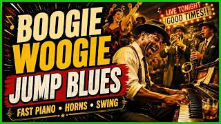 Boogie Woogie Jump Blues 🎹 | Foot-Stomping Piano, Swinging Horns &amp; Retro Party Mood