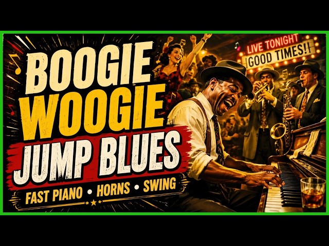 Boogie Woogie Jump Blues 🎹 | Foot-Stomping Piano, Swinging Horns