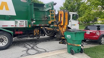 Super Quick WM Autocar Labrie Automizer Garbage Truck in Action!