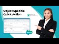 Pt 23  object specific quick action  salesforce trainings by sp tech