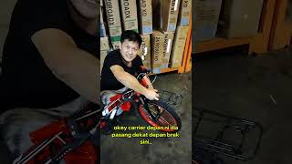 Part 3: Accessories lajak carrier #fyp #lajak #bike #bicycleparts
