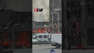 Thumbnail for Incendio en un centro de investigación espacial en Teherán