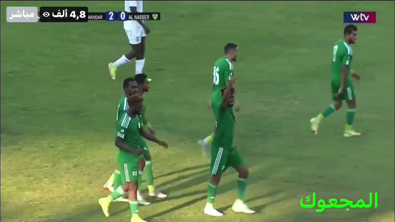 الأخضر يفوز 3-0 علي النصر