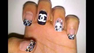 chanel design nail art 5