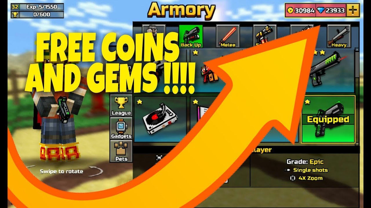 HOW TO GET FREE COINS AND GEMS IN PG3D !!!! [UNLIMITED GEMS&COINS