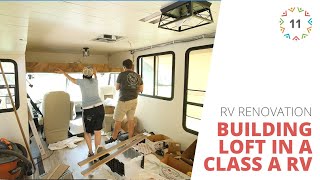 Building Loft In Class A RV - Our RV Renovation
