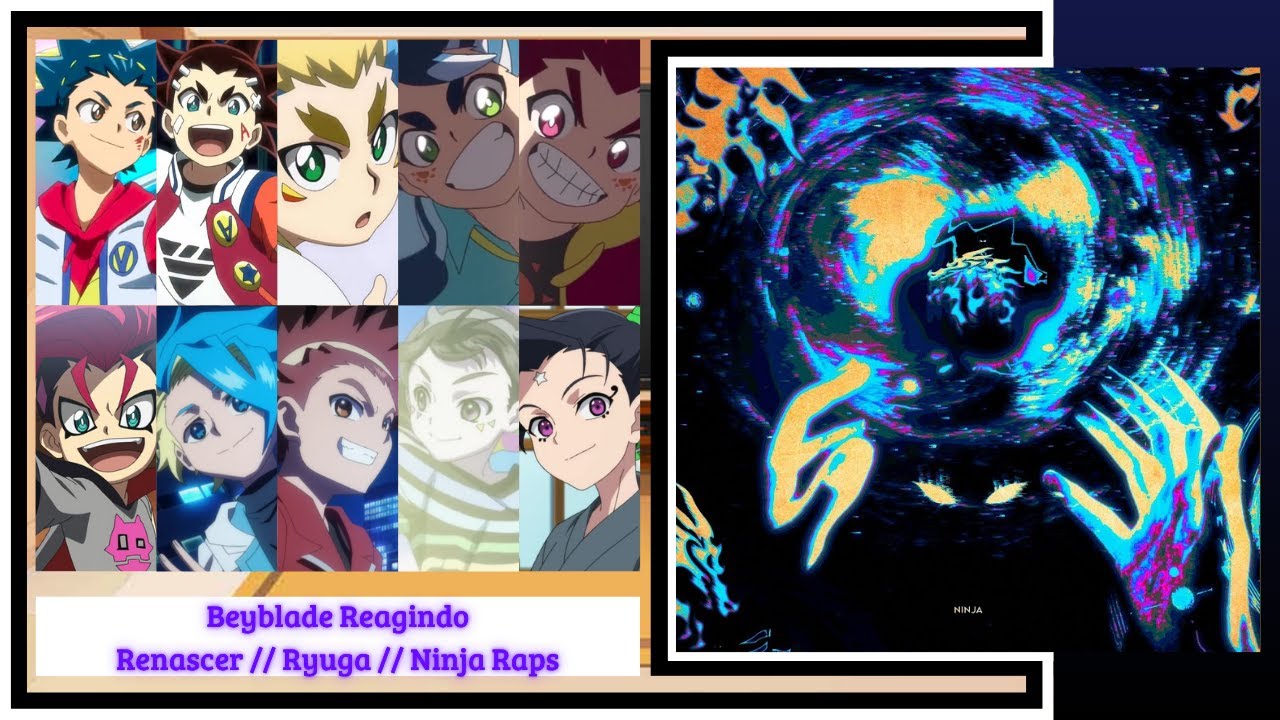 Beyblade reagindo a Renascer // Ryuga // Beyblade Metal Fight // 