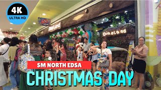 4k A Short Walking Tour Inside The Sm North Edsa On Christmas Day 2025