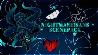 Nightmare!Sans Scene Pack (1080p Quality + With Cc)