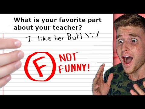 the-funniest-kid-test-answers!