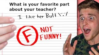 The FUNNIEST Kid Test Answers!