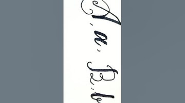 #calligraphy #cursive #writing #how  to use cut marker #A #a#B#b#students