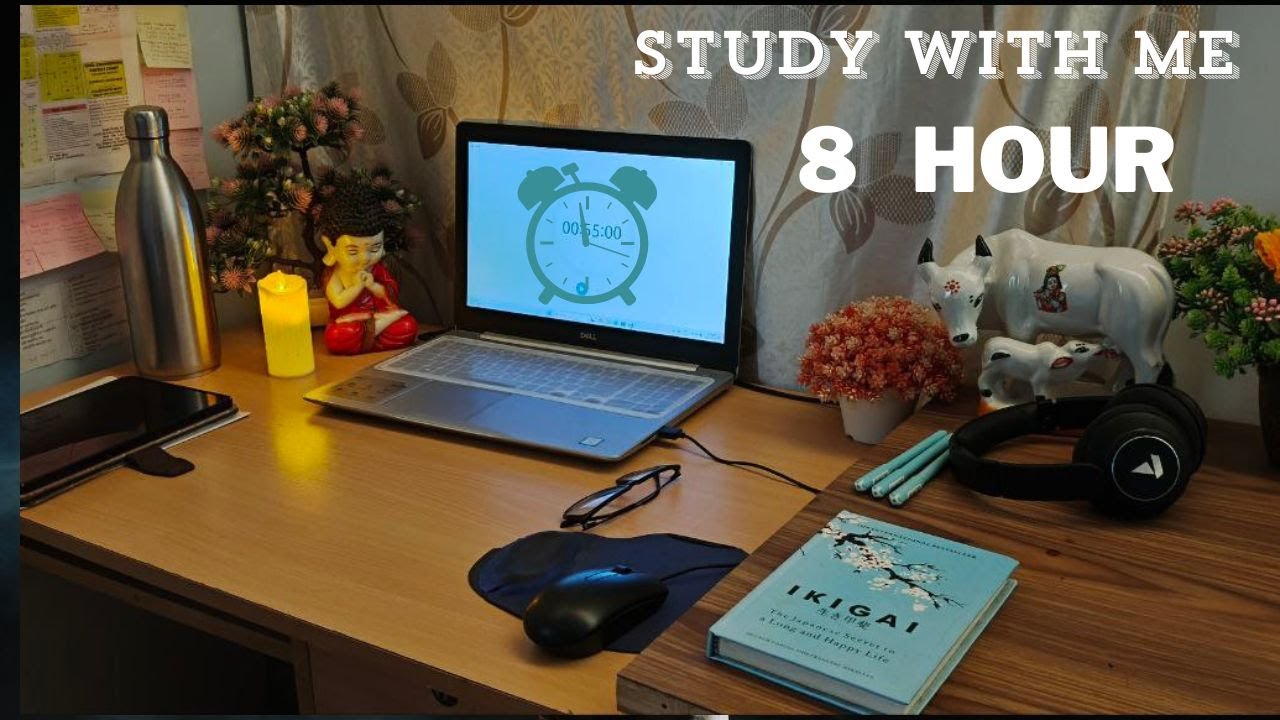 DAY 10/90  STUDY WITH ME live🔴POMODORO 60/10 | MONK MODE | SLOT  1 