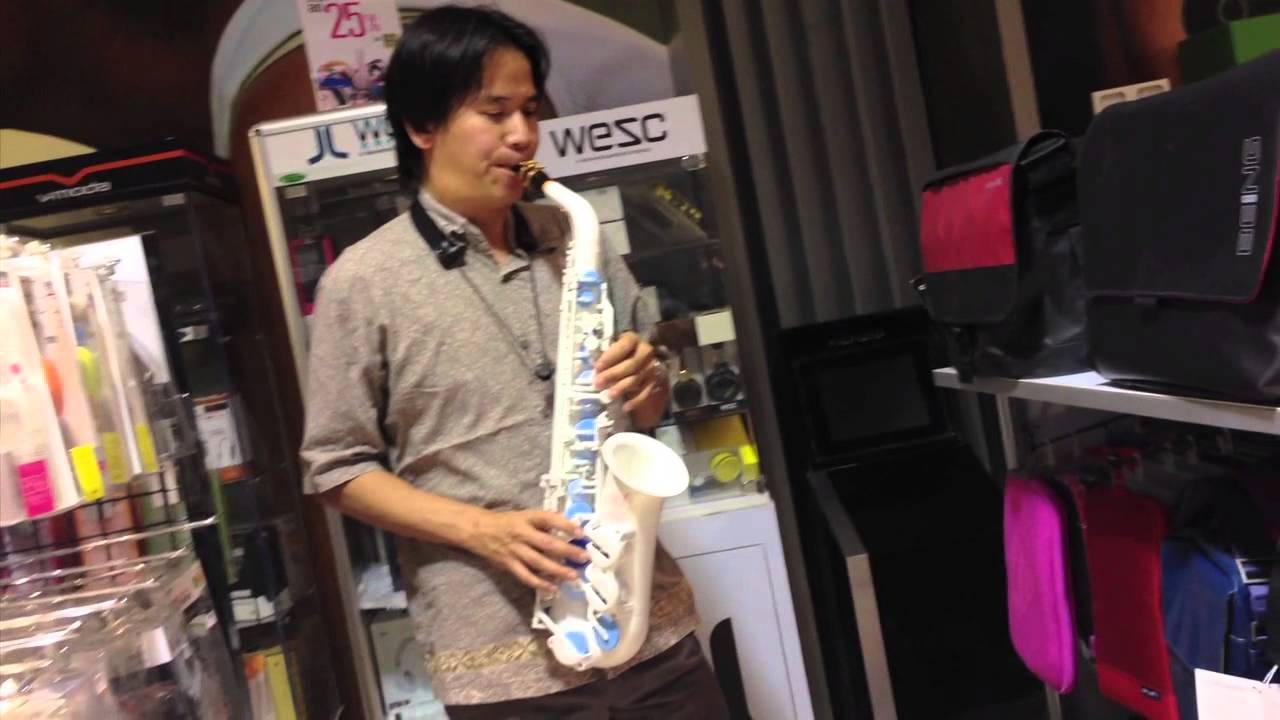 Vibrato Saxophone A1S Play Test Polycarbonate Plastic Vibratosax