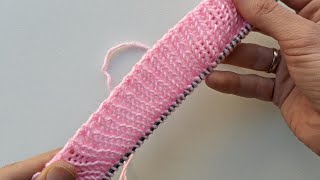 Knit 1x1 Rib Elastic Cast-On by Crazy Hands Knitting & Crochet 422 views 2 months ago 5 minutes, 55 seconds