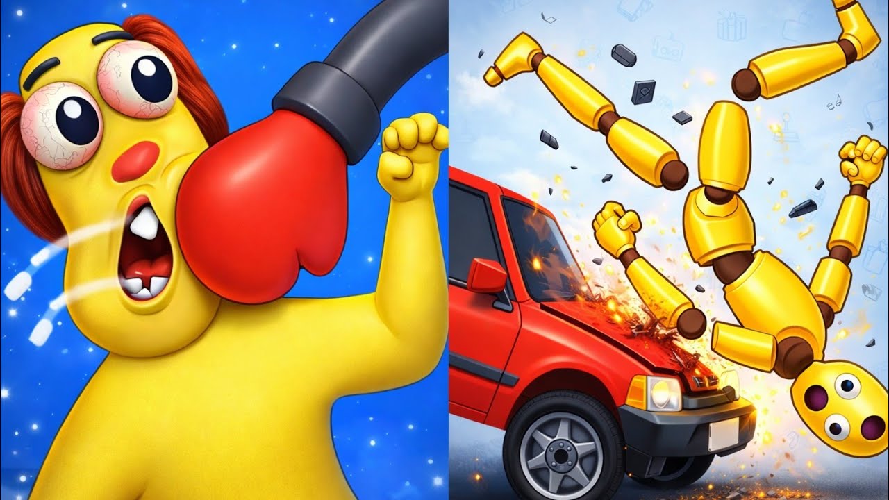 Annoying Uncle Punch Game VS Kick Break The Ragdoll Game | Ultimate Funny Physics Battle Gameplay 😂😂