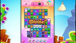 Candy Crush Saga Level 7796 * Never paid for Boosters Walkthrough Gameplay