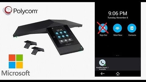 Tech Tip: How to remove Polycom Trio Sign-out button